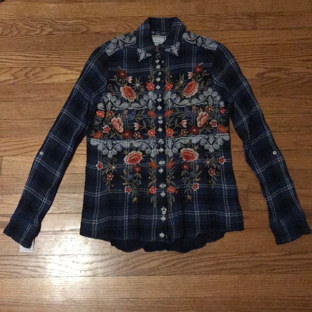 NWT Johnny Was Women’s Long Sleeve Button-Down